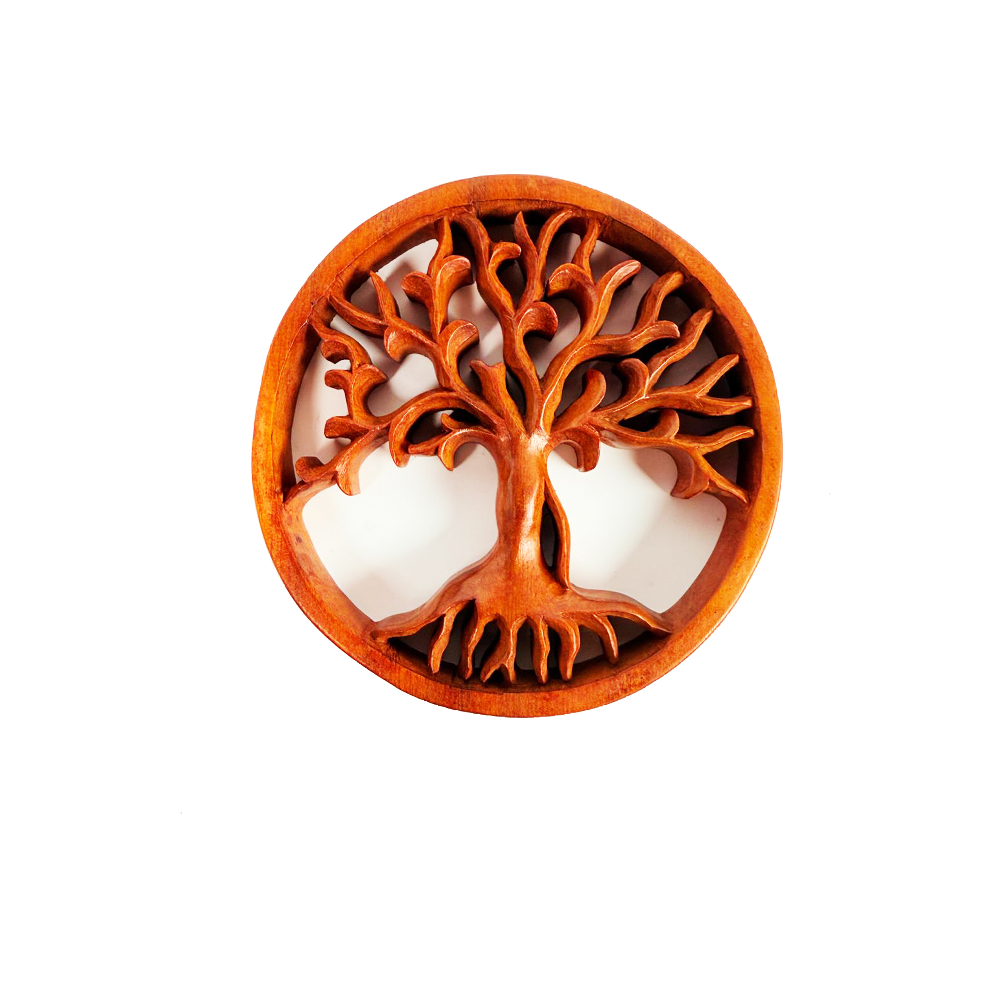 Placca in legno intagliato 20 cm