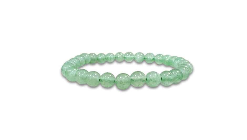Perle bracciale di aventurina verde - 6mm