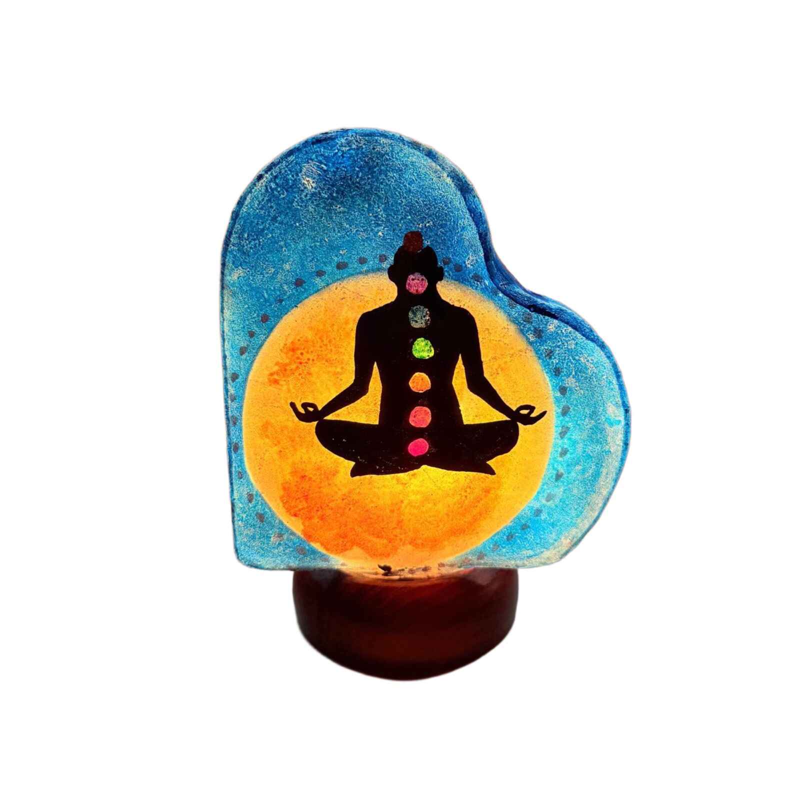 Lampada da meditazione Chakra a pelle di cammello